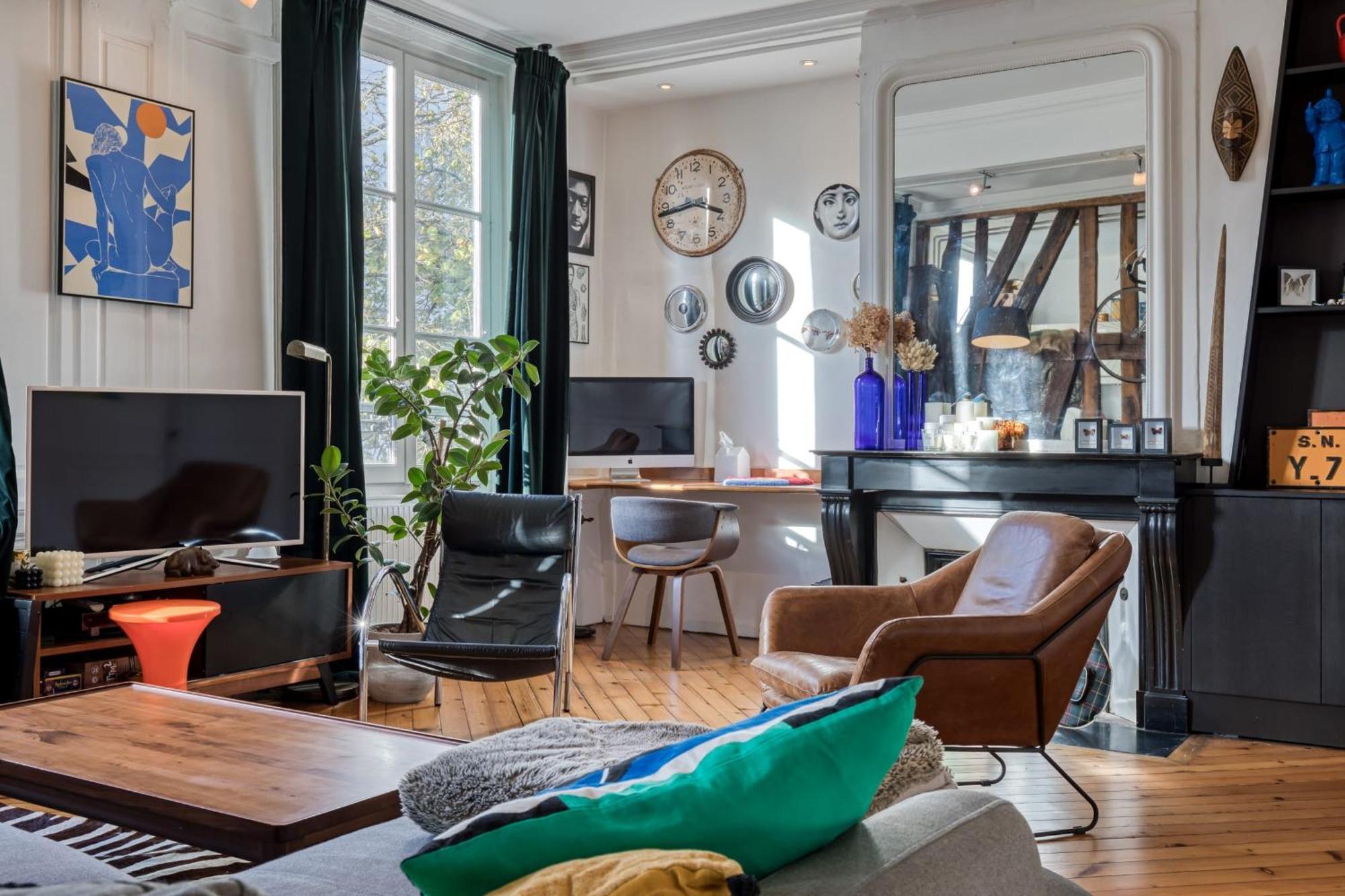 Gerard, Appartement Central Avec Parking Prive Руан Экстерьер фото